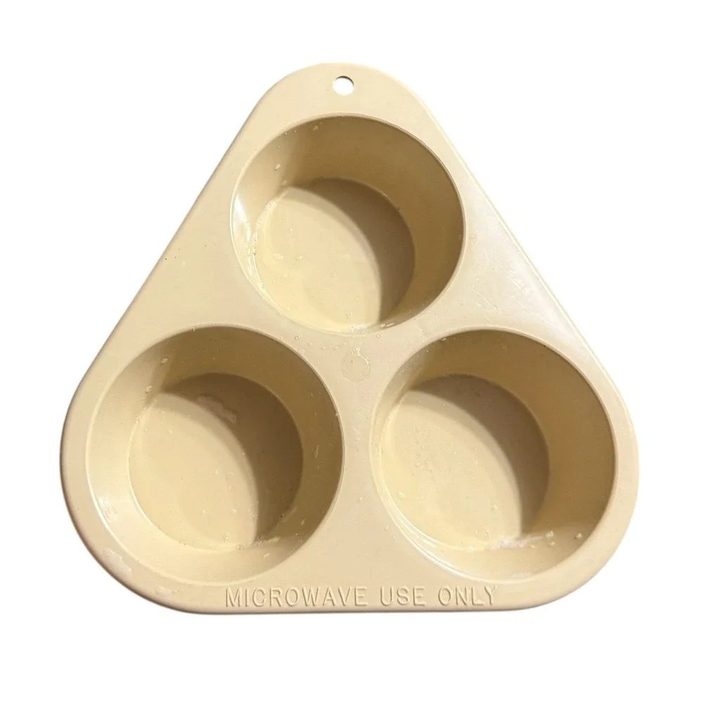 Ensar Corp. Microwave ONLY Muffin Cupcake Triangle Trays Pans Baking USA RARE